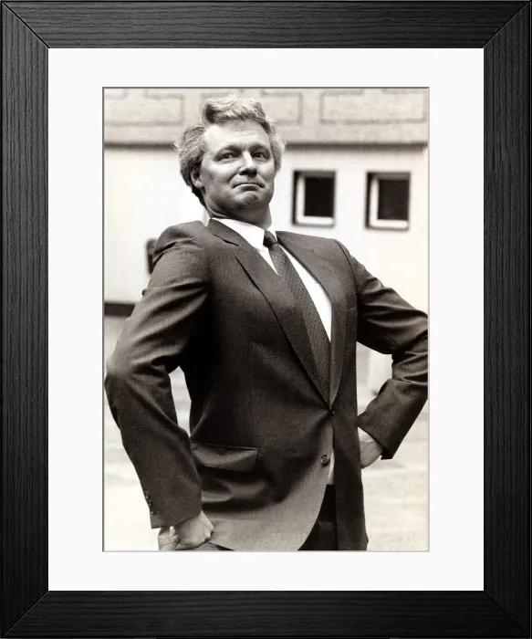 Framed Print : Rory Bremner - Comedian -May 1988 hand on hips Framed Print : Rory Bremner - Comedian -May 1988 hand on hips