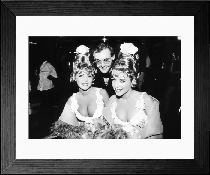 Framed Print : Dominik Diamond tv presenter DBase