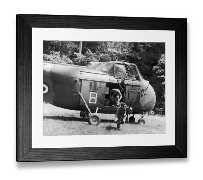 Framed Print : Emergency in Malaya. Speed of movement was essential in combating the communist