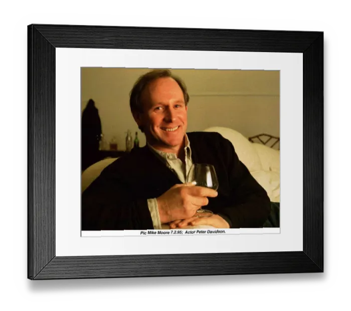 Framed Print : Peter Davison Actor