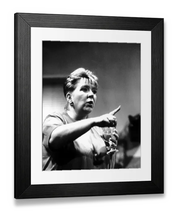Framed Print : Pauline Daniels actress Brookside also starred in play version of Shirley Valentine