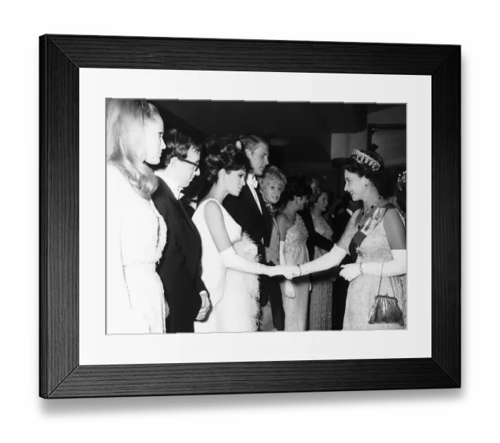 Framed Print : Ursula Andress actress right with film actor Jack Hawkins Framed Print : Ursula Andress actress right with film actor Jack Hawkins