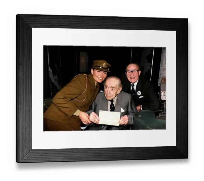 Framed Print : Charlie Chester comedian with Joanne Lewis actress left Framed Print : Charlie Chester comedian with Joanne Lewis actress left