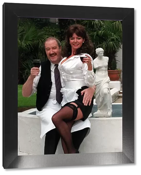 Gordan Kaye Actor and Vicki Michelleback together again to help promote the release of