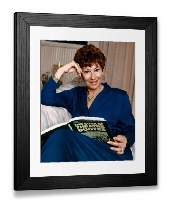 Framed Print : Juliette Caplan Actress in the TV Programme Days of the Summer Wine