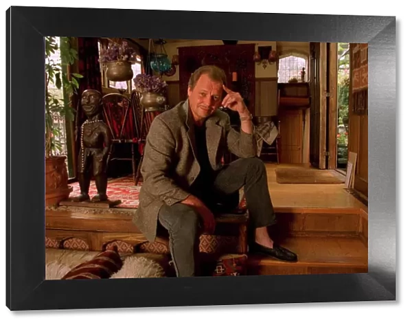 David Soul former Starsky and Hutch actor at his houseboat home