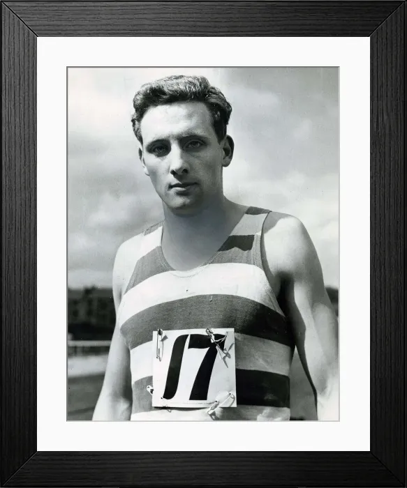 Framed Print : Athlete Mike Hildrey May 1962 Framed Print : Athlete Mike Hildrey May 1962