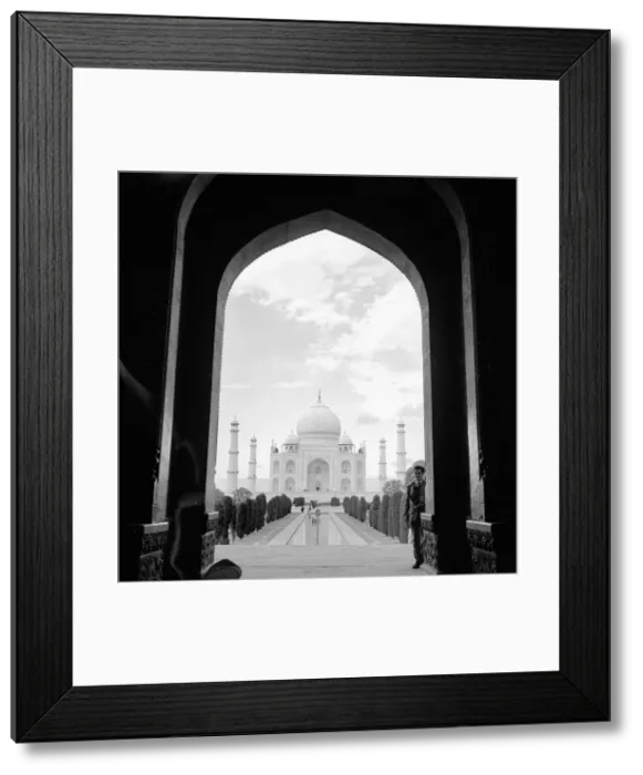 Framed Print : Taj Mahal India World Landmark Architecture Palace February 1961 Framed Print : Taj Mahal India World Landmark Architecture Palace February 1961