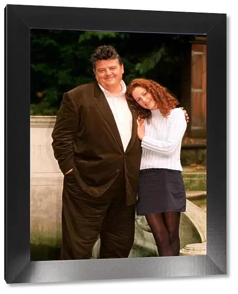 Robbie Coltrane actor and Geraldine Somerville actress promoting the new series of