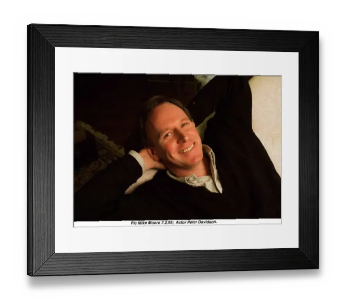 Framed Print : Peter Davison Actor Framed Print : Peter Davison Actor