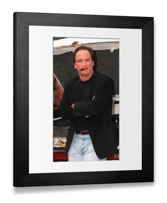 Framed Print : James Belushi American actor arrives for his London photocall Framed Print : James Belushi American actor arrives for his London photocall