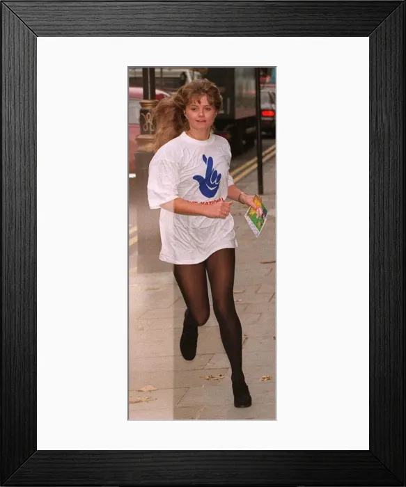 Framed Print : Danniella Westbrook actress who plays Sam Butcher in TV programme Eastenders launches Framed Print : Danniella Westbrook actress who plays Sam Butcher in TV programme Eastenders launches
