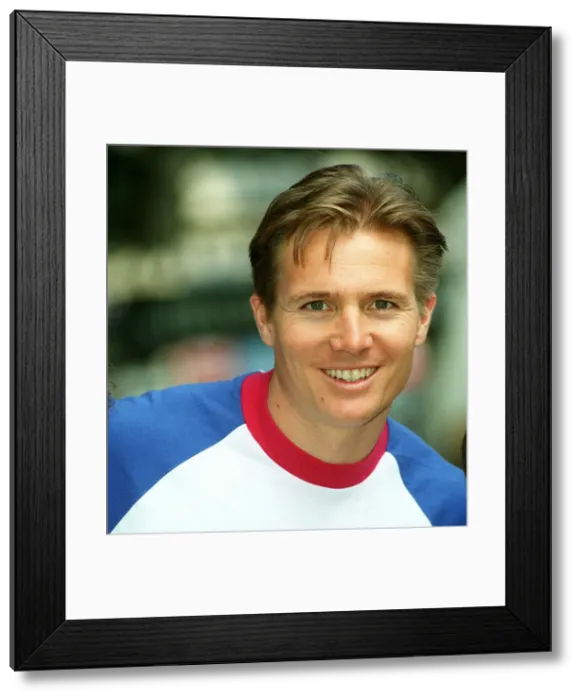 Framed Print : Roger Black Athlete July 1998 400m runner