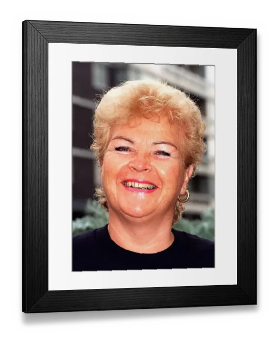 Framed Print : Pam St Clements Actress at Breath of Life Launch at carlton Tower Hotel, London