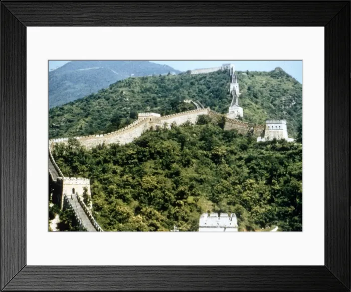 Framed Print : Great Wall of China Beijing circa 1980 Framed Print : Great Wall of China Beijing circa 1980