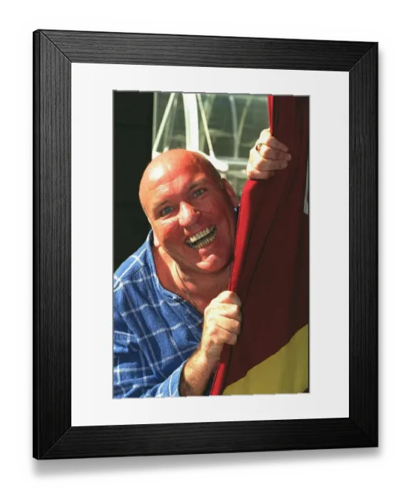 Framed Print : Scott Woods film actor whose eyes were used for the New Labour New Danger Conservative Framed Print : Scott Woods film actor whose eyes were used for the New Labour New Danger Conservative