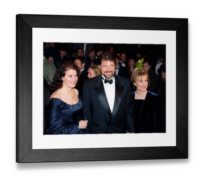Framed Print : Jonathan Frakes actor who plays Commander William Riker Framed Print : Jonathan Frakes actor who plays Commander William Riker