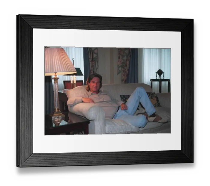 Framed Print : Kurt Russell Actor at the Dorchester Hotel in London