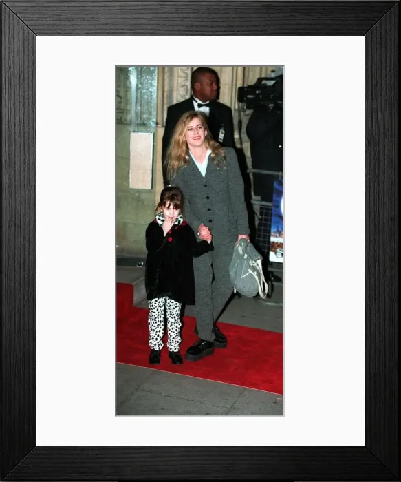 Framed Print : Imogen Stubbs Actress and Daughter Ellie at the Film Premiere of 101 Dalmations Framed Print : Imogen Stubbs Actress and Daughter Ellie at the Film Premiere of 101 Dalmations