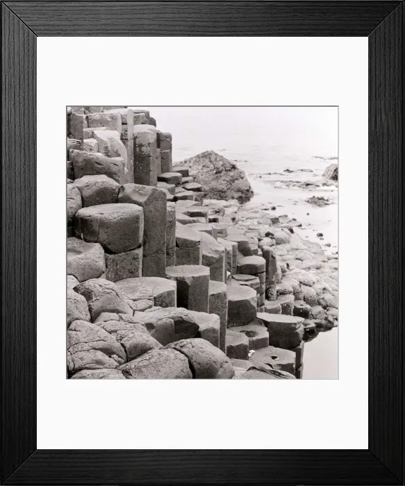 Framed Print : Giants Causeway Northern Ireland forming a headland on the north coast of Antrim Framed Print : Giants Causeway Northern Ireland forming a headland on the north coast of Antrim
