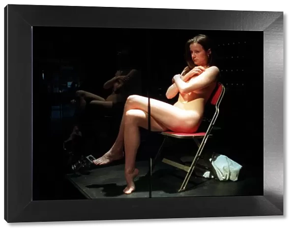 A Nude actress in Spellbound at the Hayward Gallery