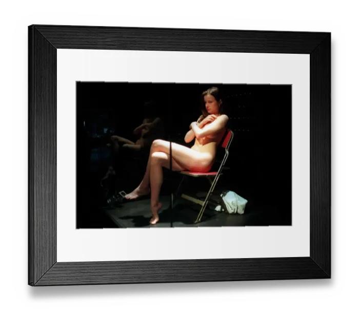 Framed Print : A Nude actress in Spellbound at the Hayward Gallery