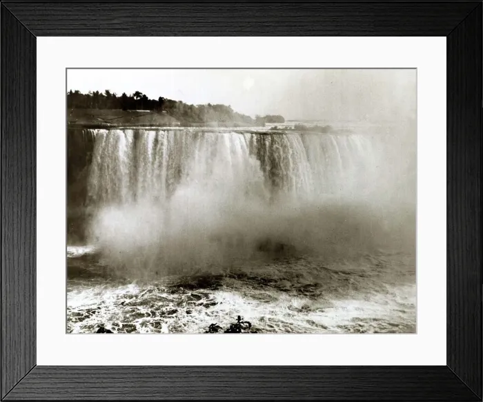 Framed Print : Niagara Falls Canada - April 1970 Waterfalls Framed Print : Niagara Falls Canada - April 1970 Waterfalls