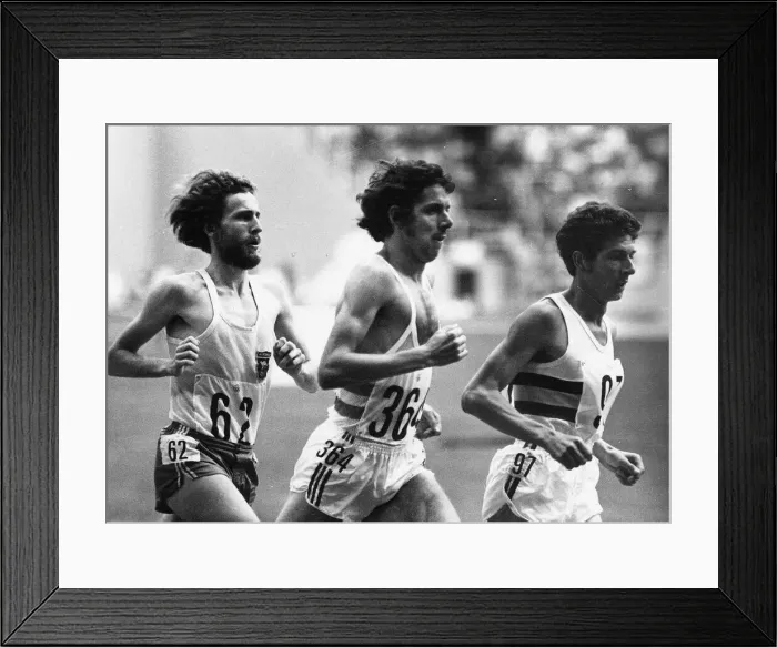Framed Print : Brendan Foster 364 runner Olympic Games 1976 Framed Print : Brendan Foster 364 runner Olympic Games 1976