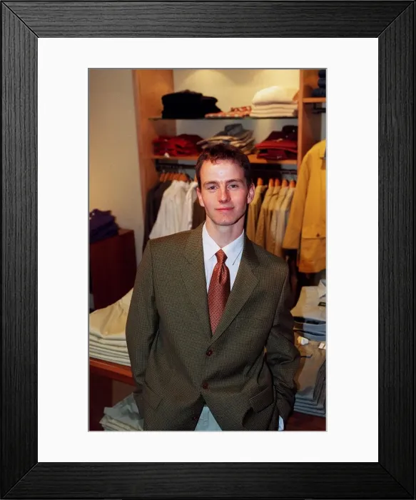 Framed Print : Jonathan Wooster who gave up his hopes of being an actor to work in Racing Greens Regents Framed Print : Jonathan Wooster who gave up his hopes of being an actor to work in Racing Greens Regents