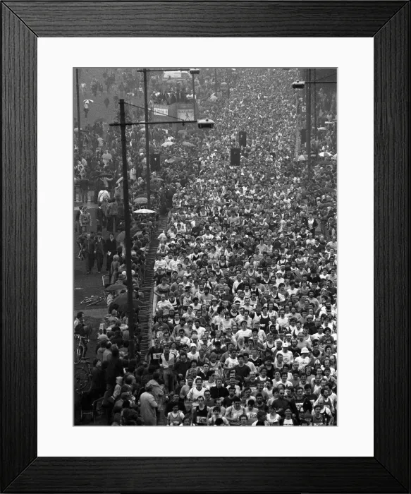 Framed Print : The London Marathon March1981 Framed Print : The London Marathon March1981