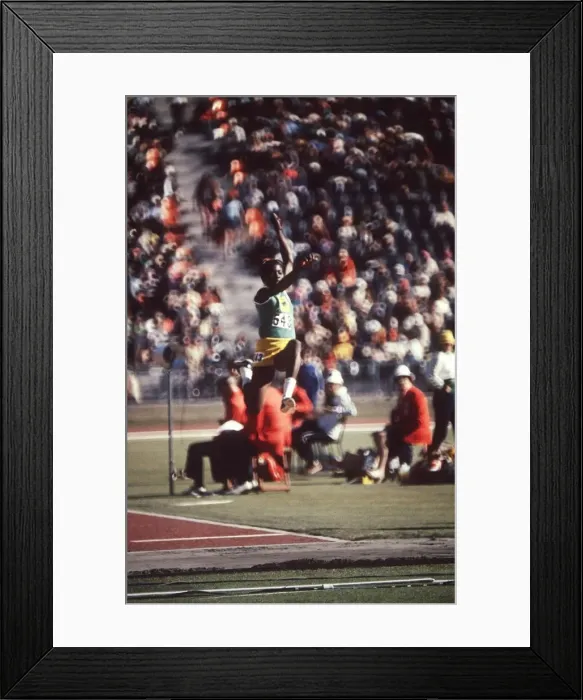 Framed Print : Commonwealth Games January 1974 Modupe Oshikoya Nigeria