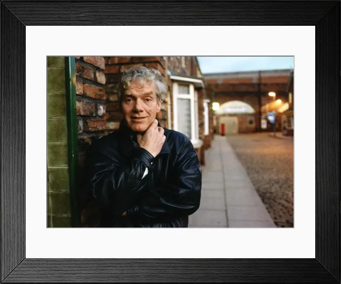 Framed Print : Geoff Hinsliff actor from Coronation Street