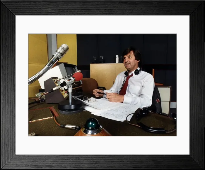 Framed Print : Melvyn Bragg TV Presenter pictured at the BBC recording his program on Political Speaches Framed Print : Melvyn Bragg TV Presenter pictured at the BBC recording his program on Political Speaches