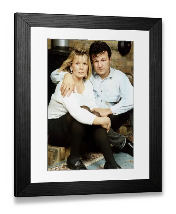 Framed Print : Glenn Murphy actor who appeared in the TV programme Londons Burning - with