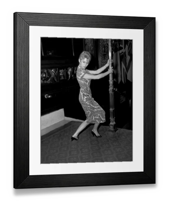 Framed Print : Actress Brigitte Bardot during the Royal Film Show rehearsal October 1956 Framed Print : Actress Brigitte Bardot during the Royal Film Show rehearsal October 1956