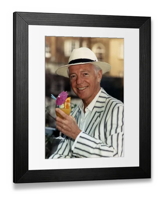 Framed Print : Bryan Jackson Actor - drinking a cocktail A©Mirrorpix Framed Print : Bryan Jackson Actor - drinking a cocktail A©Mirrorpix