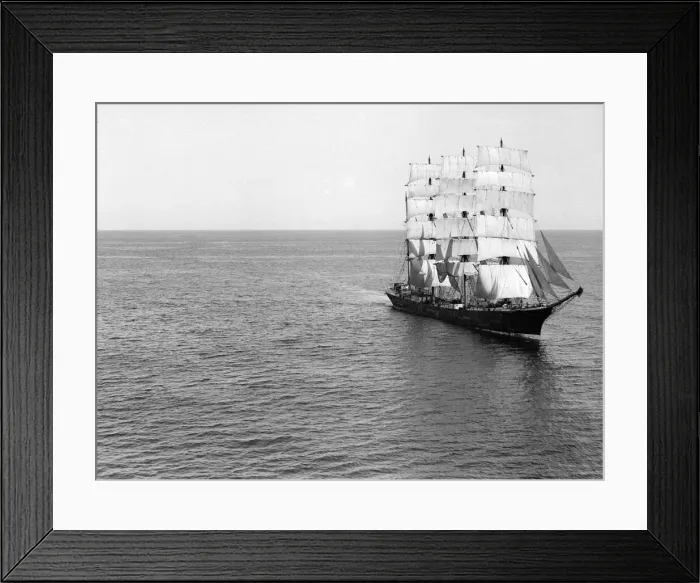 Framed Print : The windjammer Olive Bank seen here in the English Channel. Circa 1935 Framed Print : The windjammer Olive Bank seen here in the English Channel. Circa 1935