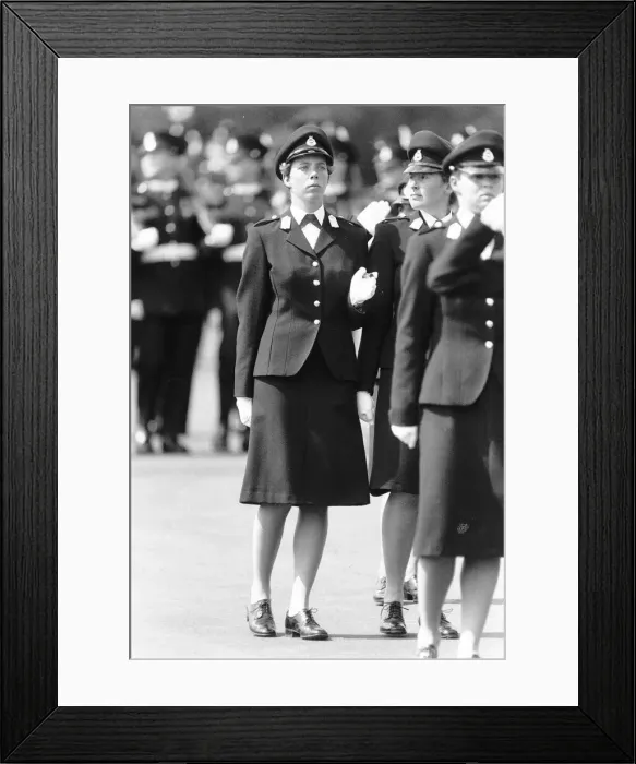 Framed Print : Natasha Collins Sister Of Actress Joan Collins In The Royal Academy Sandhurst Dbase Framed Print : Natasha Collins Sister Of Actress Joan Collins In The Royal Academy Sandhurst Dbase