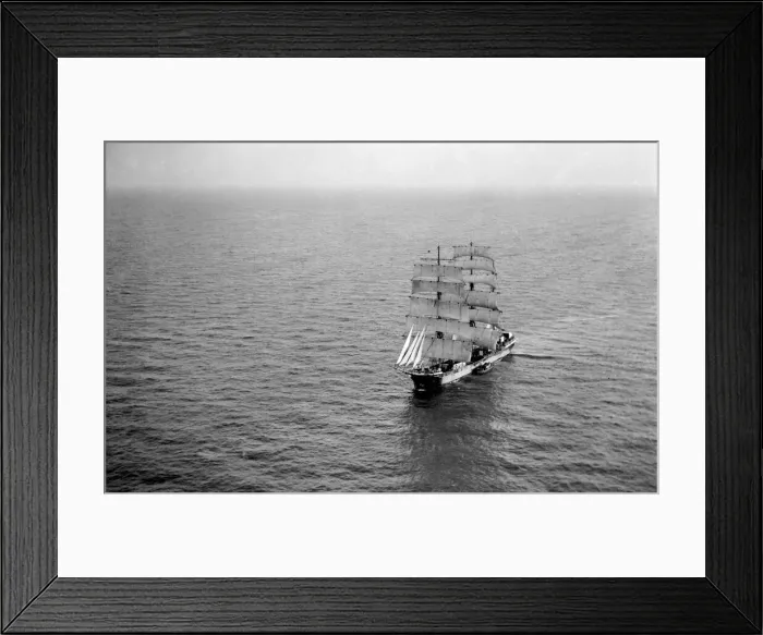 Framed Print : The windjammer Penang seen here sailing in the English Channel Circa 1935 Framed Print : The windjammer Penang seen here sailing in the English Channel Circa 1935