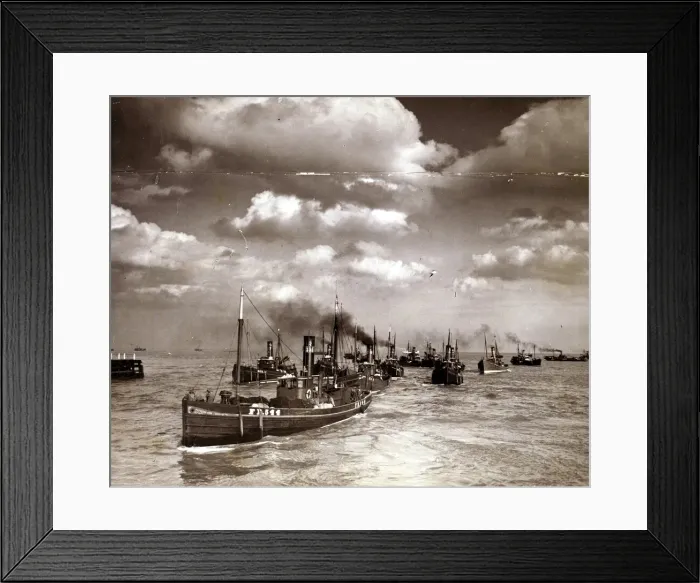 Framed Print : Great Yarmouth Herring Fishing Fleet circa 1936 Framed Print : Great Yarmouth Herring Fishing Fleet circa 1936