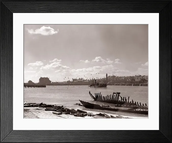 Framed Print : A Fraserburgh Herring boat returns to port escorted by a squadron of sea gulls Framed Print : A Fraserburgh Herring boat returns to port escorted by a squadron of sea gulls