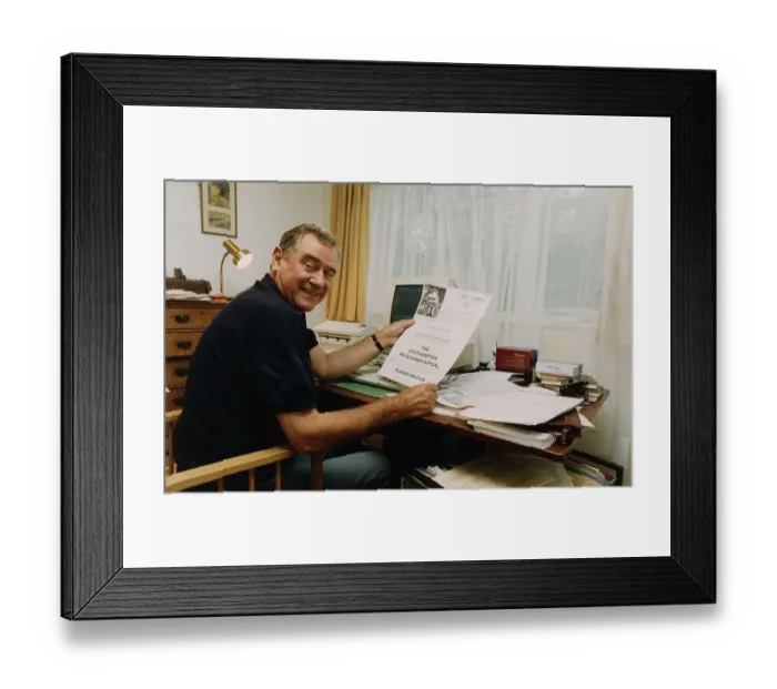 Framed Print : George Baker Actor at home A©Mirrorpix