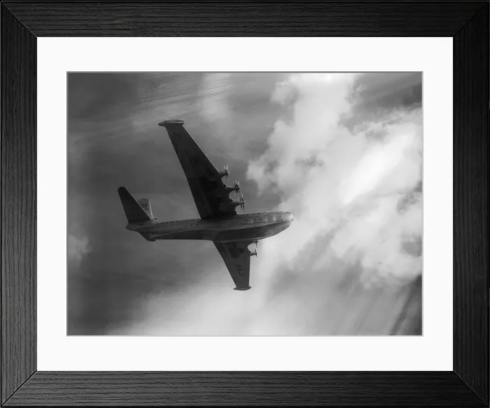 Framed Print : The Sanders Roe SR45 Princess Flying Boat prototype during the flying display at SBAC Framed Print : The Sanders Roe SR45 Princess Flying Boat prototype during the flying display at SBAC