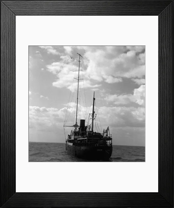 Framed Print : M. V. Caroline the ship that was used for pirate radio station in 1964 it was anchored Framed Print : M. V. Caroline the ship that was used for pirate radio station in 1964 it was anchored