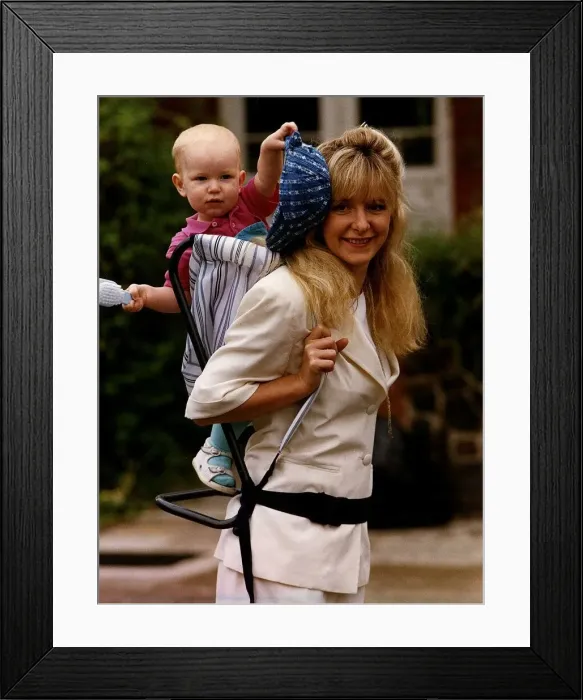 Framed Print : Sally George Actress has hit the road to tour in a Shakespeare play and babys gone too