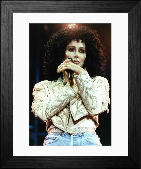 Framed Print : Cher pop singer and actress DBase A©Mirrorpix Framed Print : Cher pop singer and actress DBase A©Mirrorpix