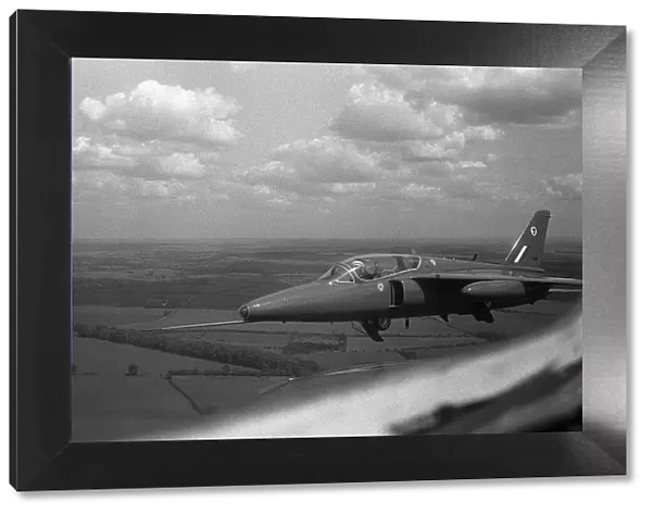 Aircraft The Red Arrows Hawker Siddeley Gnat T1 in close formation starts to lower its