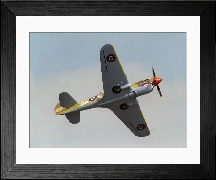 Framed Print : Aircraft Curtis Kittyhawk flying at the Wroughton Airshow August 1993 Framed Print : Aircraft Curtis Kittyhawk flying at the Wroughton Airshow August 1993