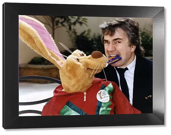 Dudley Moore Actor Comedian And Care Hare Want Children To Stop Eating Chocolate For One