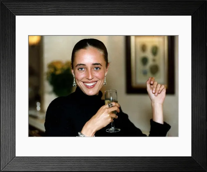 Framed Print : Actress Antonia De Sancha, mistress of Heritage Minister David Mellor